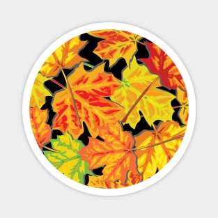 Fall Autumn Leaves Magnet